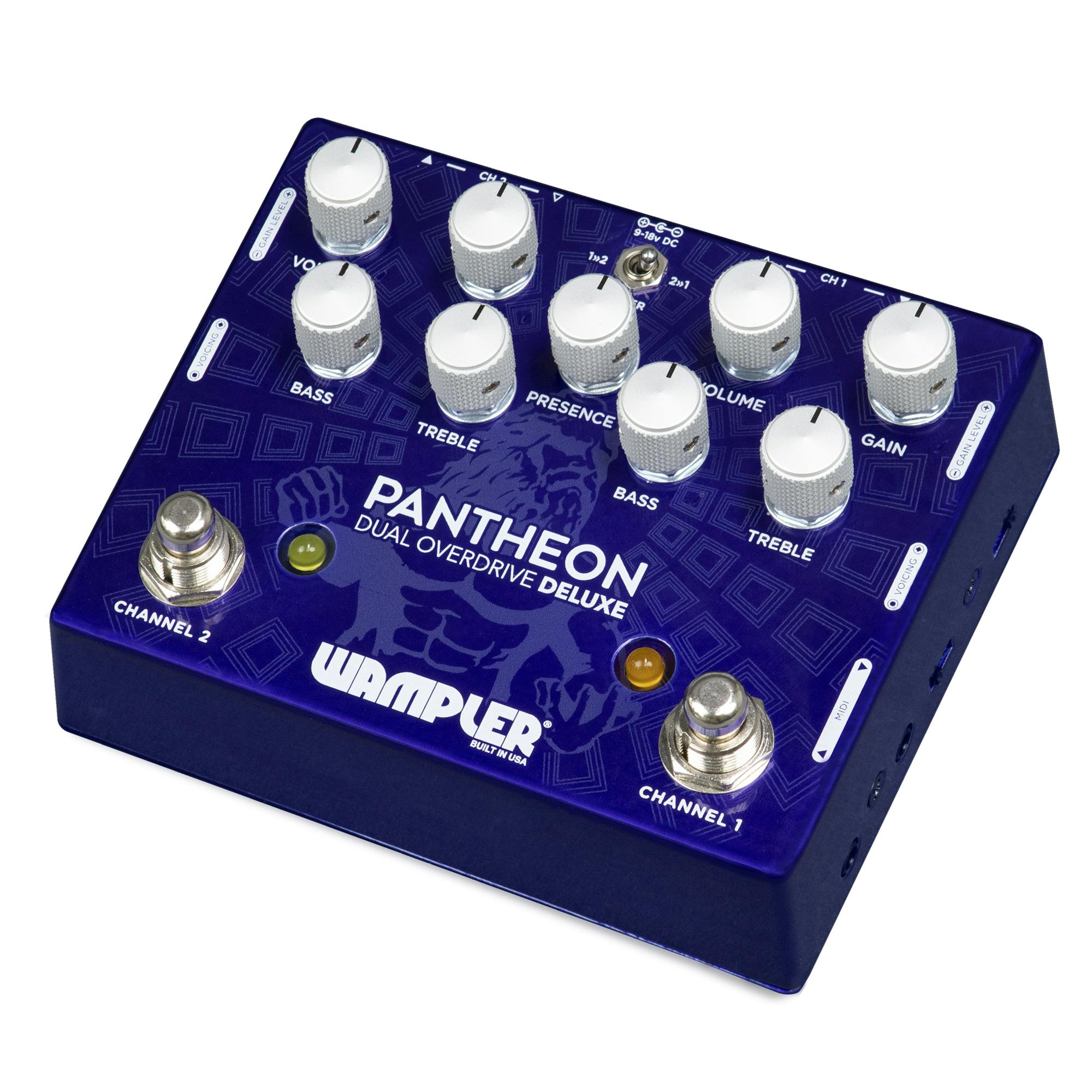 Wampler Dual Pantheon Deluxe Overdrive Pedal - Andertons Music Co.